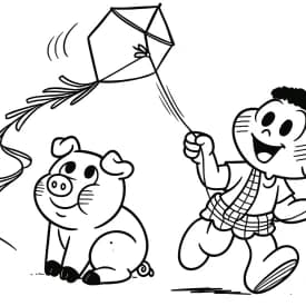 Desenhos da Turma da Mônica para Colorir e Imprimir
