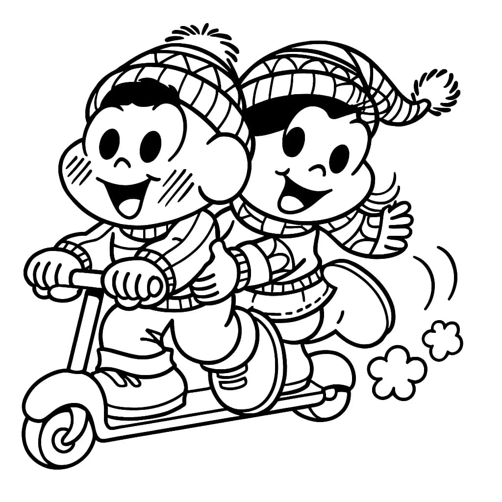 Desenhos da Turma da Mônica para Colorir e Imprimir