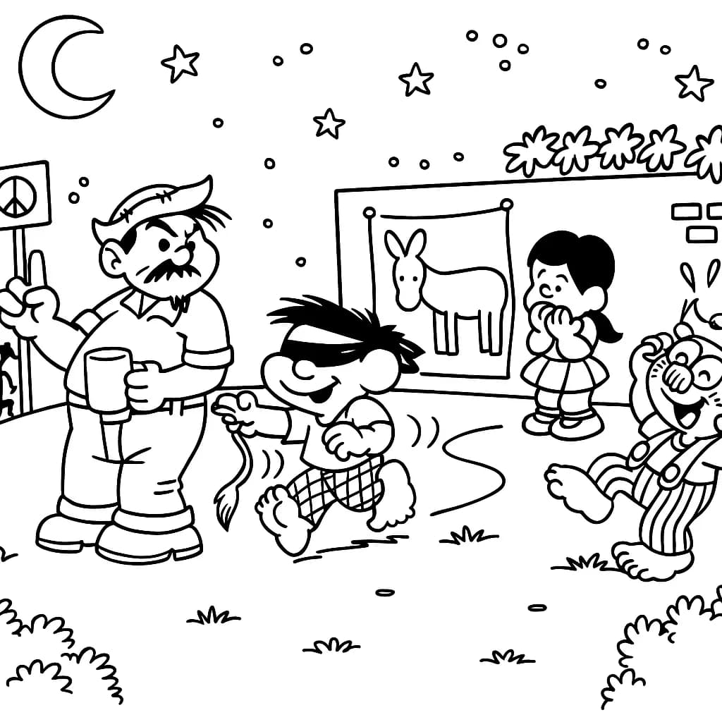 Desenhos da Turma da Mônica para Colorir e Imprimir