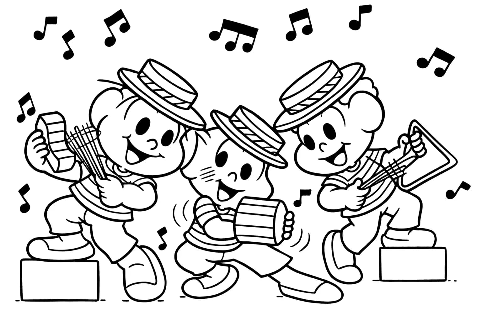 Desenhos da Turma da Mônica para Colorir e Imprimir