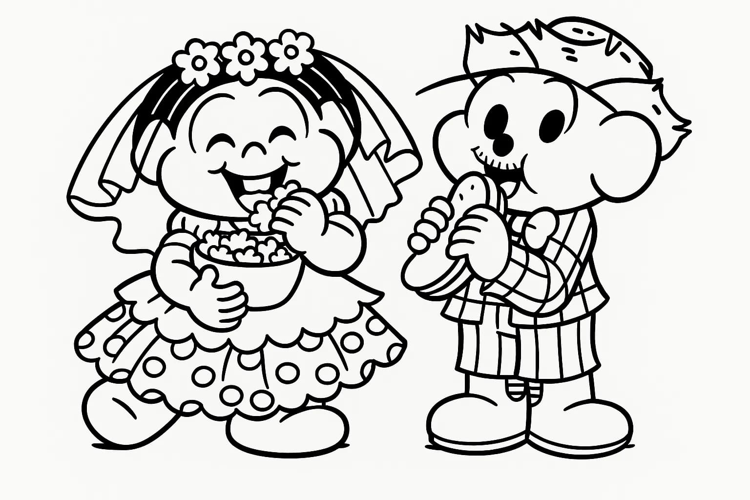 Desenhos da Turma da Mônica para Colorir e Imprimir