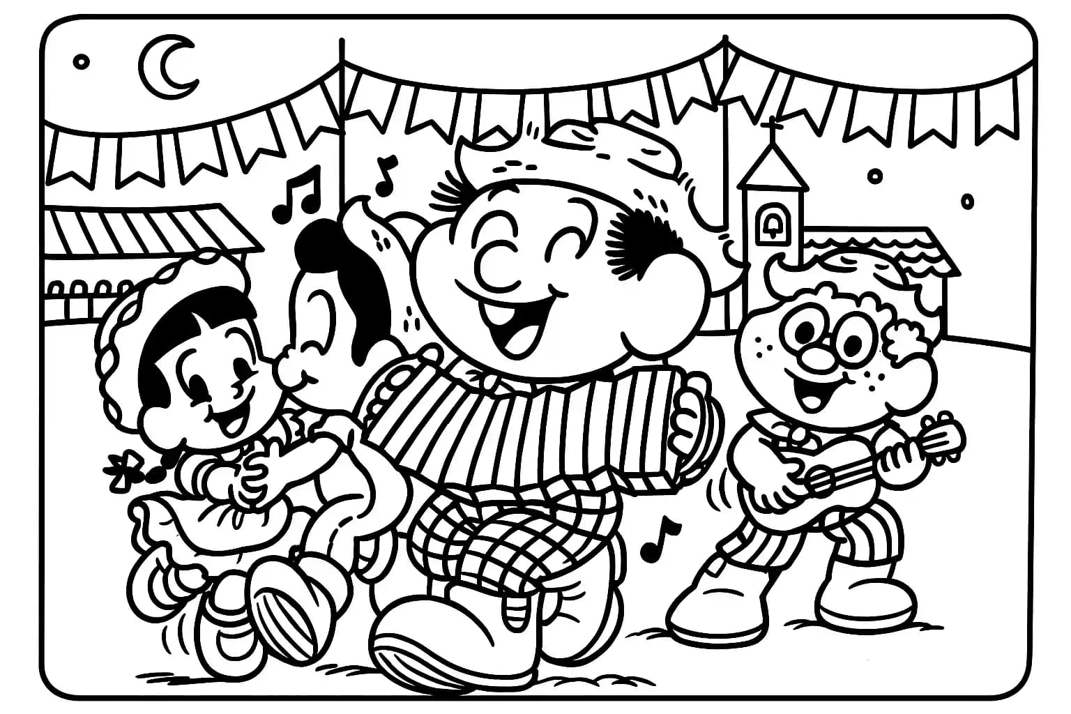 Desenhos da Turma da Mônica para Colorir e Imprimir