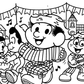 Desenhos da Turma da Mônica para Colorir e Imprimir