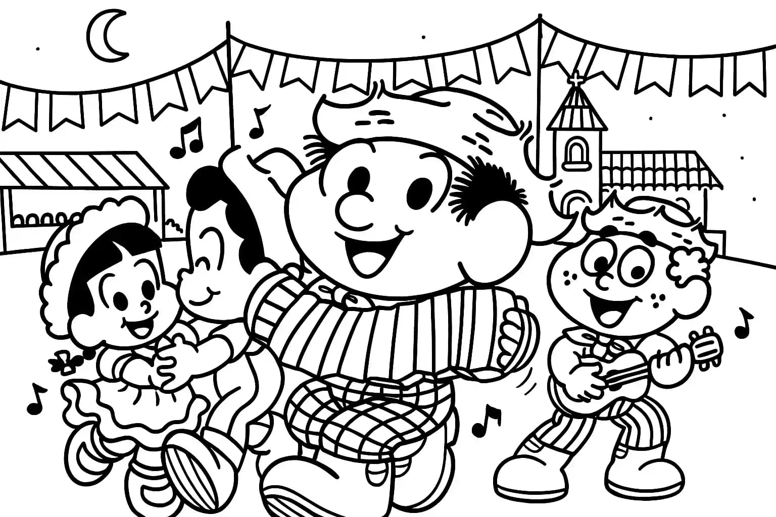 Desenhos da Turma da Mônica para Colorir e Imprimir