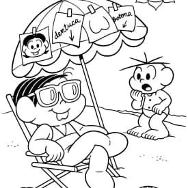Desenhos da Turma da Mônica para Colorir e Imprimir