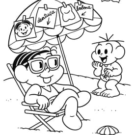 Desenhos da Turma da Mônica para Colorir e Imprimir
