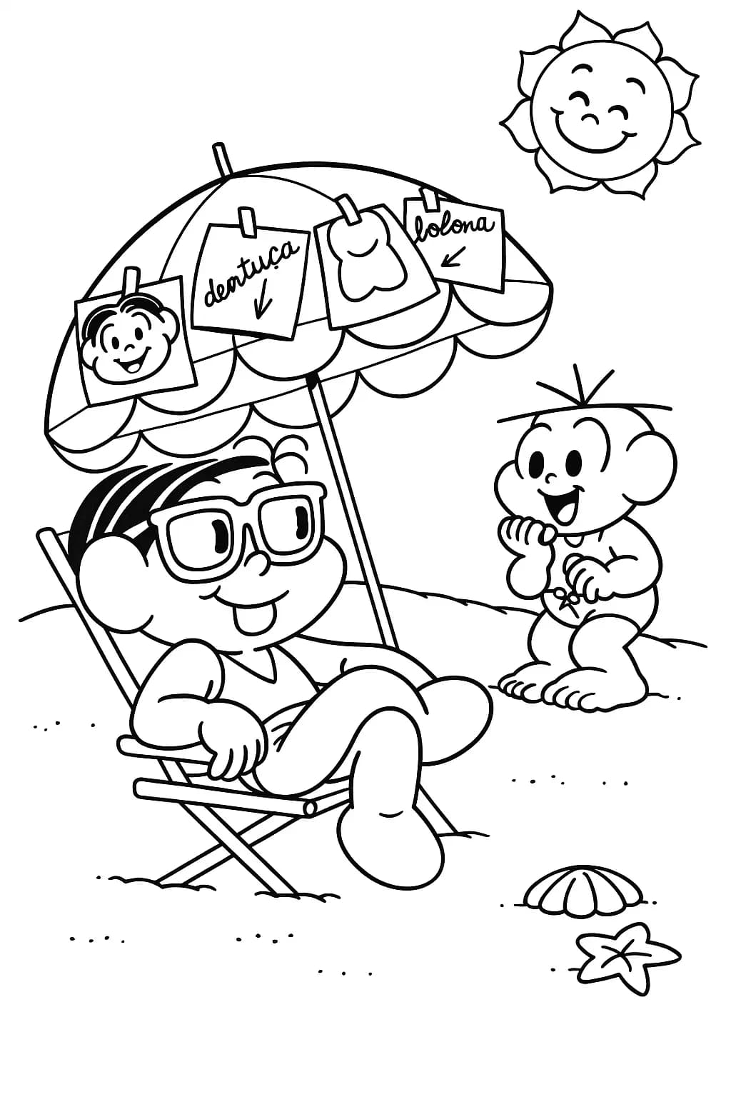 Desenhos da Turma da Mônica para Colorir e Imprimir