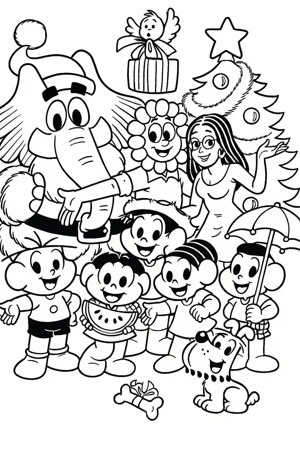 Desenhos da Turma da Mônica para Colorir e Imprimir