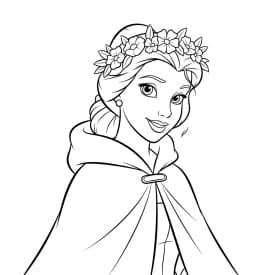 Desenhos de a bela e a fera para imprimir e colorir