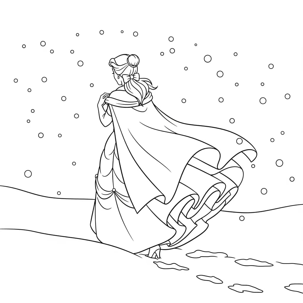 Desenhos de a bela e a fera para imprimir e colorir