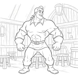 Desenhos de a bela e a fera para imprimir e colorir