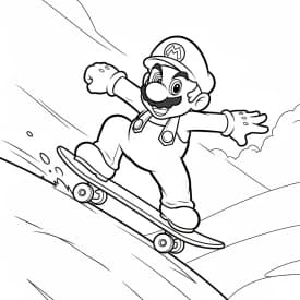Desenhos do Mario Bros para Colorir e Imprimir
