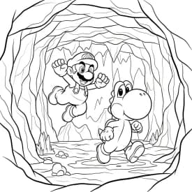 Desenhos do Mario Bros para Colorir e Imprimir