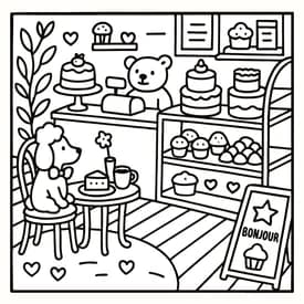 Bobbie Goods - Cena de Padaria para Colorir