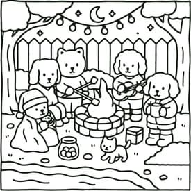 Bobbie Goods - Desenho da Fogueira