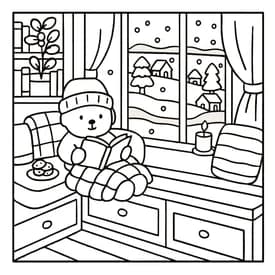 Bobbie Goods - Desenho de Leitura Aconchegante de Inverno