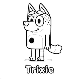 Trixie para Colorir: A Mãe da Muffin e da Socks