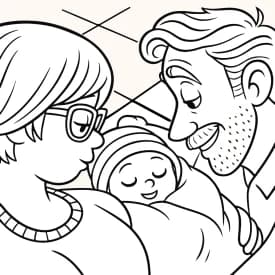 Desenho para Colorir Divertida Mente com Nomes: Conheça as Emoções Desenho para Colorir Família Riley: Amor no Primeiro Olhar