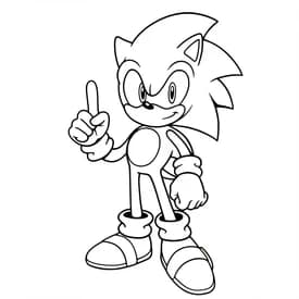 Desenho do Sonic para Colorir – Sonic the Hedgehog da SEGA