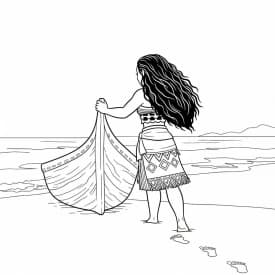 Desenho da Moana para colorir – Imprimir grátis Desenho da Moana para colorir – Imprimir grátis