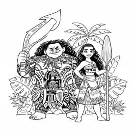 Desenho da Moana para colorir – Imprimir grátis Desenho da Moana para colorir – Imprimir grátis