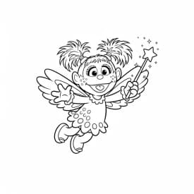 desenho da rua sésamo para colorir