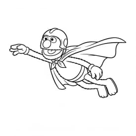 desenho da rua sésamo para colorir