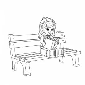 desenho de Amigos Lego para colorir