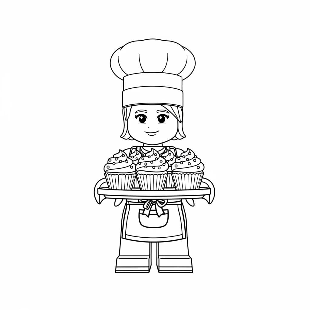 desenho de Amigos Lego para colorir