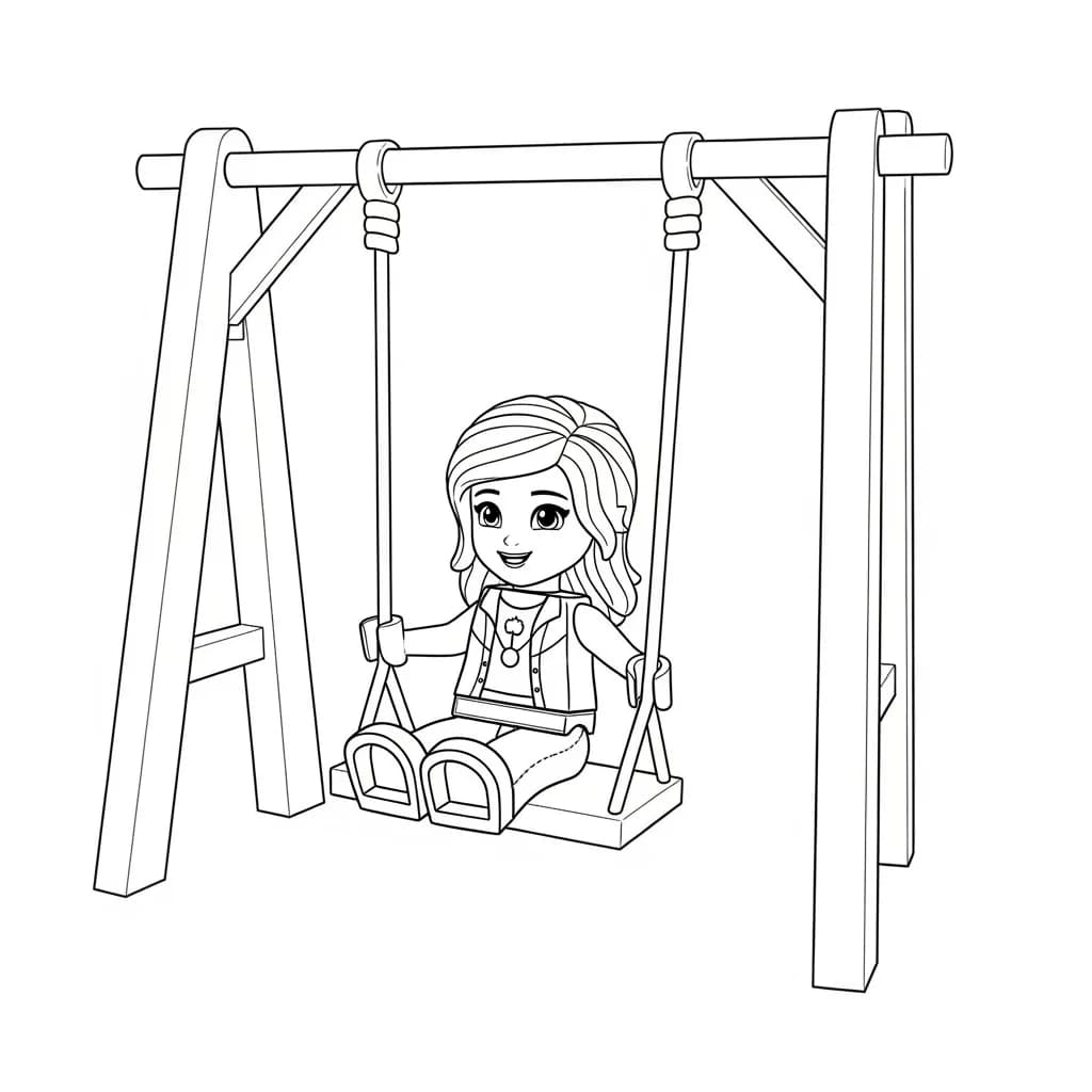 desenho de Amigos Lego para colorir