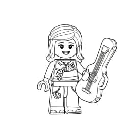 desenho de Amigos Lego para colorir