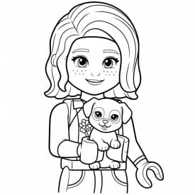 Desenho de Amigos Lego para desenho de Amigos Lego para colorir