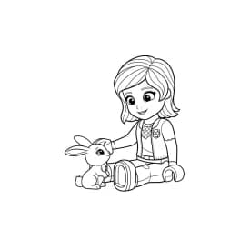 desenho de Amigos Lego para colorir