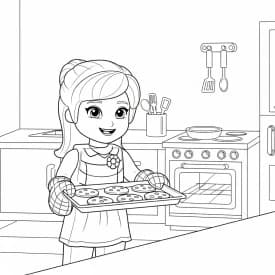 desenho de Amigos Lego para colorir