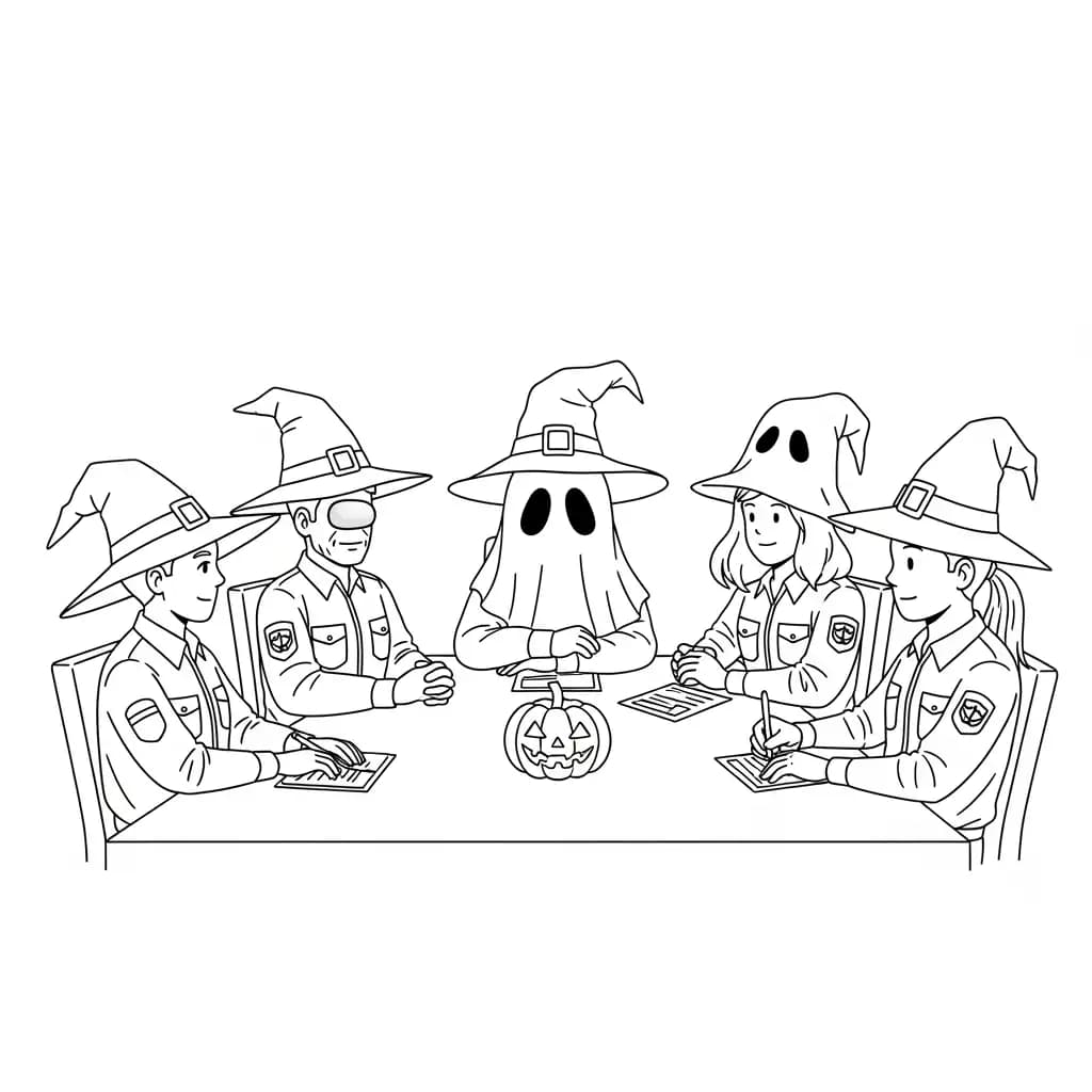 dois tripulantes de Among Us no interior da nave – desenho para colorir