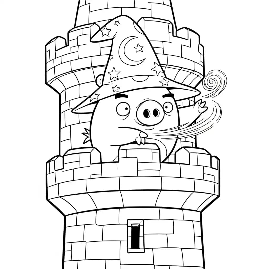 desenho de Angry Birds