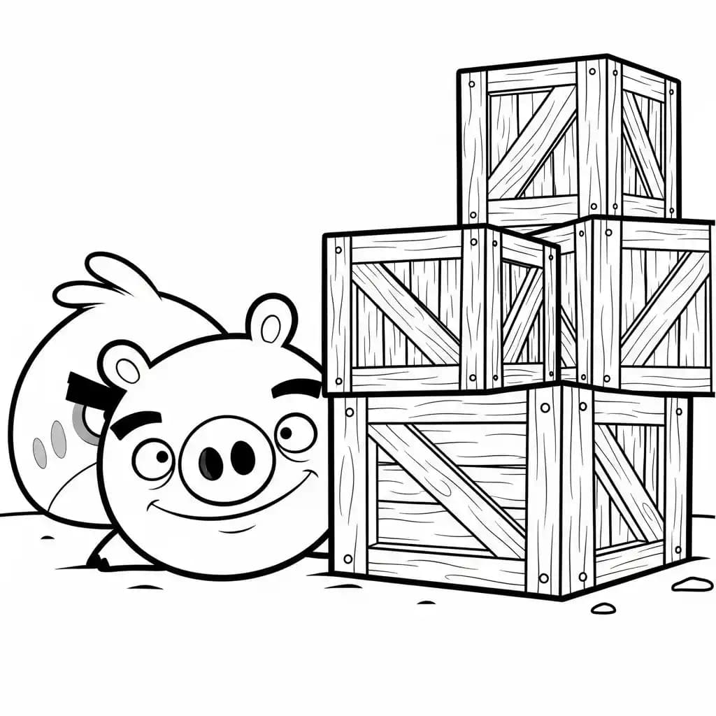 desenho de Angry Birds