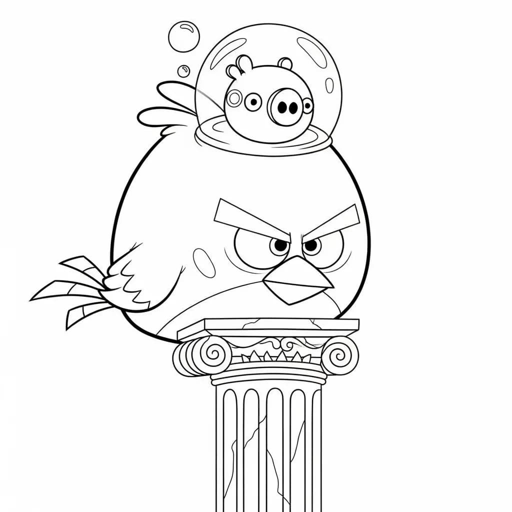 desenho de Angry Birds