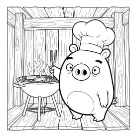 desenho de Angry Birds