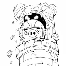 desenho de Angry Birds