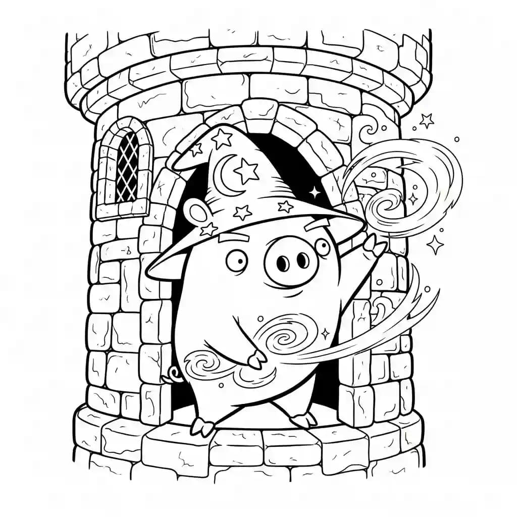 desenho de Angry Birds