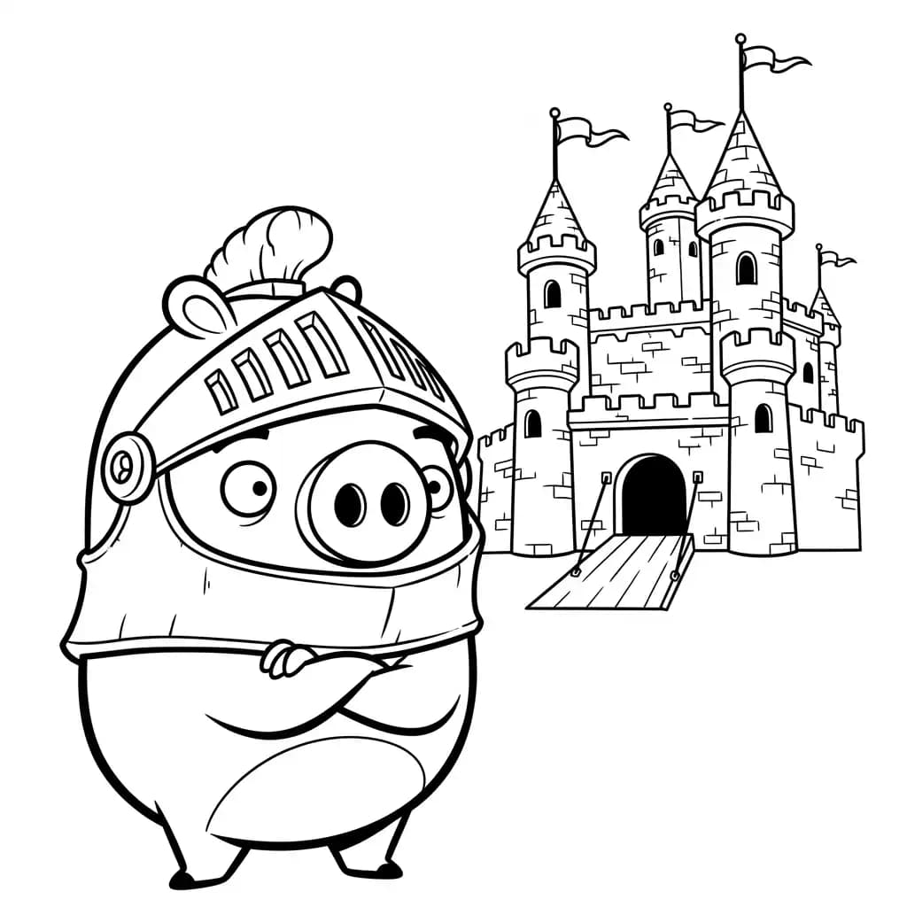 desenho de Angry Birds