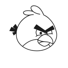 desenho de Angry Birds