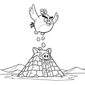 desenho de Angry Birds