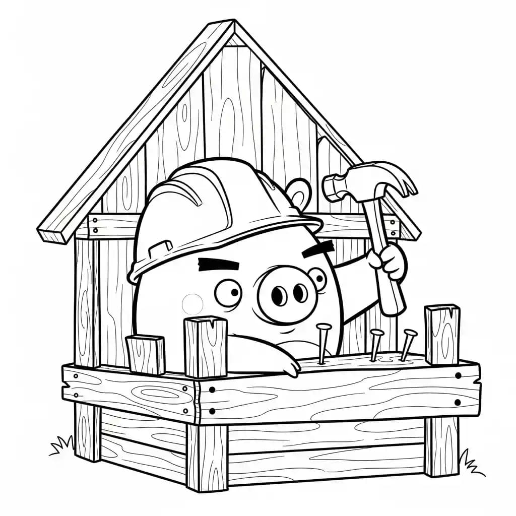 desenho de Angry Birds