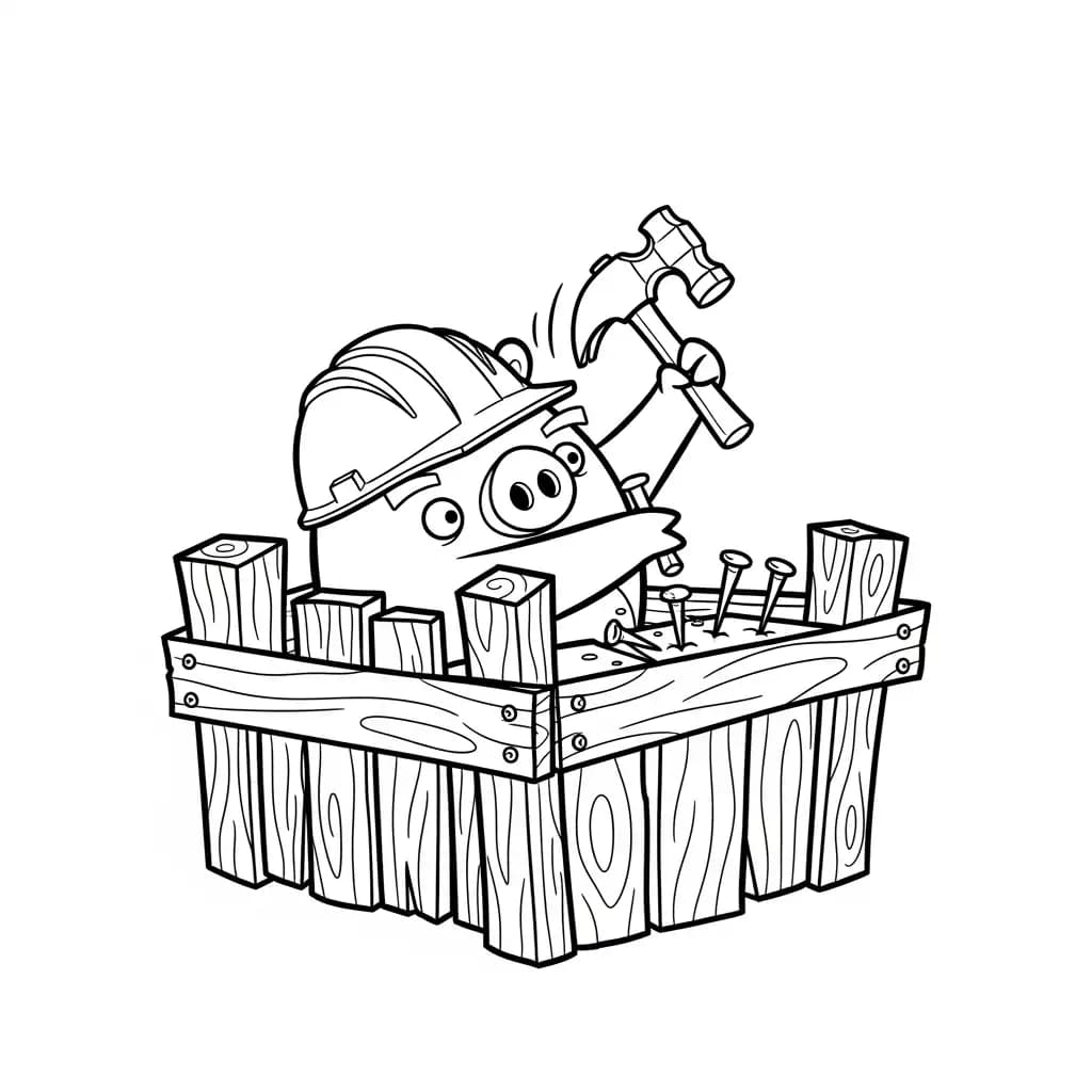 desenho de Angry Birds