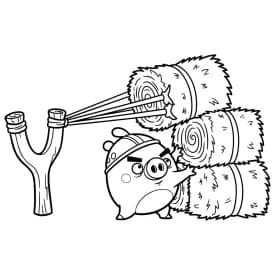 Desenho de Angry Birds para Colorir e Imprimir desenho de Angry Birds