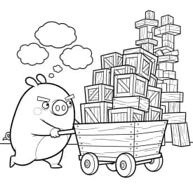 desenho de Angry Birds