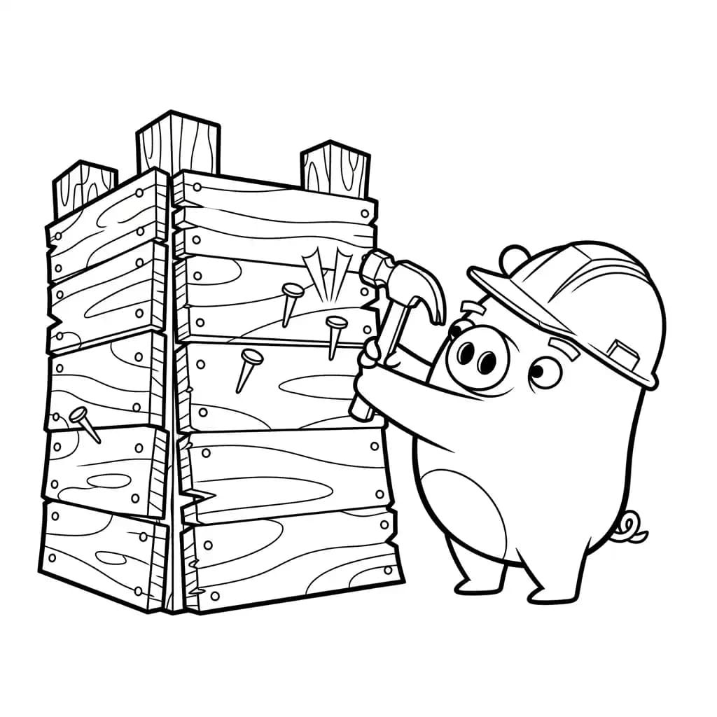 desenho de Angry Birds