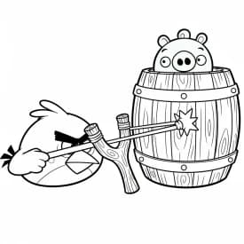 desenho de Angry Birds